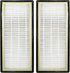 LifeSupplyUSA True HEPA Filter Replacement for Honeywell HEPAClean HRF-C2, Filter C Air Purifier (2-Pack)