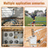 NPT1/2 GHT3/4 1/4 Water Spigot Female x Male Outdoor Hose Bib, Brass Outside Water Faucet, Turn Garden Hose Valve