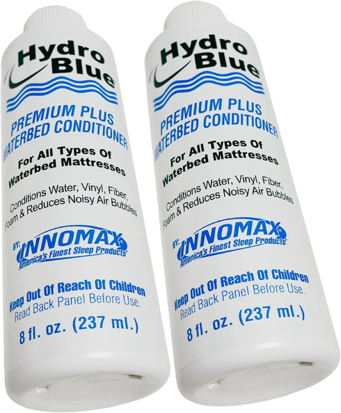 8 oz 2-Pack GCA Hydroblue Premium Waterbed Conditioner Multi-Purpose Additive for All Waterbed Mattress Types, Helps