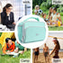 Amersun Lunch Box for Women, Light Blue, Water-Resistant Oxford Fabric, 6.58L Capacity, Stylish for Everyday Use