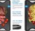 GGC Cast Iron Reversible Griddle, 2-in-1 Griddle Pan for Gas Stove Tops, 20 x 10.5 Flat and Ribbed Plate