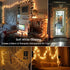 300 Count 69.6ft BrizLabs Clear Christmas Lights Outdoor Incandescent Christmas Lights Connectable Warm White Light
