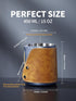 Handleless Milk Frothing Pitcher, 450ml/15oz 304 Stainless Steel Espresso Steaming Jug, Milk Frother Cup, Blue