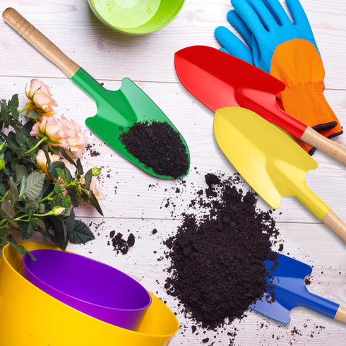 24 Summer 4 Gisafai Pcs Toy Shovels for Kids Gardening Tools Kids Shovel Mini Metal Garden Shovel Sand Shovels