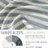 Vangao 16 Inch Kitchen Valance Linen Stripe Short Curtain, Farmhouse Country Rustic Light Filtering Topper