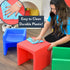 3-in-1 1-Pack, Children's Factory Cube Chair for Kids, Flexible Seating Classroom Furniture, Blue