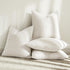 Pack 4 18x18 Inch MIULEE of Decorative Textured Boucle Throw Pillow Covers White Accent Pillow Cases Soft Couch Cushion