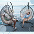2.58 Hammock Patio(Grey,1 Tudomro Egg Chair Cushion Filling kg Replacement Rocking Wicker Chair Cushions High Back