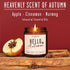 Fall Candles - 'Hello Autumn' Fall Candle w/Apple, Cinnamon & Nutmeg I Infused with Essential Oils I Autumn Fall Scented Candles I Cozy Cute Fall Décor Fall Gifts I 9oz Jar I 50Hr Burn I Made in USA