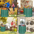 3 Packs 72 Remiawy Reusable Yard Waste Bags, Gallons Lawn and Leaf Garden Bags with Reinforced Carry Handles Heavy Duty