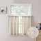 Tollpiz Linen Tier Curtain Rod Pocket, Semi Sheer Half Kitchen Curtains, Light Filtering Thick Drape, 30 x 36 inches,