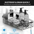5 Pack Moforoco Adhesive Shower Caddy Organizer Shelves Rack - Corner Bathroom Storage Organization, Home & Kitchen