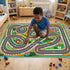 47"x71" Kids Rug Play Mat Soft & Non-Slip Car Rugs City Map Play MatCar Rugs for Kids Toy Cars Race Track for Classroom
