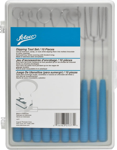 Ateco 10-Piece Dipping Tool Set, Stainless Steel