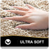 OLANLY Bathroom Rugs 36x24, Extra Soft Microfiber Bath Mat, Non-Slip, Quick Dry Shaggy Carpet, Tan
