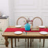 NATUS WEAVER 2 12 36 Inch Soft Caddice Faux Linen Side Table Runner, eco-Friendly Fabric Handcrafted Runner, Burgundy x