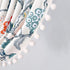 DriftAway Ada Botanical Print Lined Thermal Insulated Window Valance, 52 Inch by 18 Inch, Ivory Orange Teal