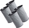 Think Crucial Replacement Reusable Cloth 10QT Vacuum Bag, Compatible with ProTeam Part # 100565, 4 Pack