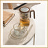 600 ML (20oz) Enchanti Tea Pot - Modern Glass Infuser Teapot - Water Separation Magic Teapot with Heat-Resistant Handle