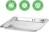 PARTY BARGAINS Aluminum Broiler Pans, 4 Pack Heavy-Duty Disposable Grill Pans for Cooking, Roasting, BBQ
