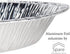 9" Aluminum Foil Pie Tins (25 Pack) - Disposable Round Foil Pans for Baking, Cooking, Freezer Safe, Perfect for Quiche,