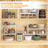 Countertop 1-Tier) DOLALIKE Expandable Kitchen Organizer, Stackable Cabinet Shelf Organizers, Space Saving Spice Rack