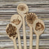 10 Inch Long Wooden Spoon Set by BICB, Set of 12 Natural Beechwood Mixing Spoons for Cooking