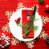 Set 15 Inch Kitchen(Gold,24 Snowflake Placemat Pressed Vinyl Metallic Christmas Washable Heat Resistant Non Slip