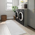 Collive Hallway Runner Rug 2x6, Non Slip Rubber Backed Gray Cotton Carpet, Washable Farmhouse Rug for Hallways