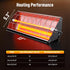 2 150-300W, Chicken Coop Heater, Large Infrared Heat Lamp for Poultry, Livestock & Pets, Safe Chicken Brooder Heat