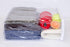 5-Pack Clear Vinyl Zippered Storage Bags - 15 x 18 x 6 Inch