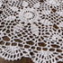 Dcor,15inches(40cm) Hsvanyr White Nightstand Cover Handmade Crochet Lace Table Cloth Doilies Dining Room Mats Table