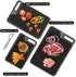 4 Set Piece Plastic Cutting Board for Kitchen Dishwasher Safe,Food Safety, Non-Slip Design, Ideal for Meat
