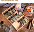 3-Tier 1 Pack Bamboo Drawer Spice Rack Wooden Kitchen Cabinet Spice Organizer Spice Jar Holder, Medicine/Health