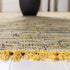 SAFAVIEH Rag Rug Collection Accent Rug - 2'3" x 5', Yellow & Multi, Handmade Boho Stripe Cotton Rug