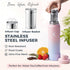 32 Oz 3 Lexlion Tea Infuser Water Bottle Triple Wall Insulated Stainless Steel, Loose Leaf & Fruit Strainer, Leakproof