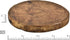 AeraVida Light Natural Mango Tree Wood with Bark Set of 5 Drink Coasters, Brown