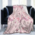 Perinsto Paris Eiffel Tower Throw Blanket Ultra Soft Warm All Season Romantic Travel