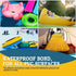 80ml Inflatable Repair Patch Kit with Glue Waterproof Vinyl & PVC Air Mattress Patch Kit for Air Beds, Pool Floats