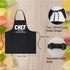 Chef Aprons for Men Women - Kitchen Apron with Pockets for Cooking, Grilling Gifts for Dad, Mom, Birthday, Christmas