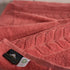 Set 2 Set) BAGNO MILANO Organic Turkish Cotton Bath Towels, Hand Towels Luxury Jacquard Collection, Certified Organic
