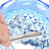 Kichvoe Transparent Bar Ice Cube Bucket with Ice Tongs - 1150ml Ice Container for Home Wine and Beer Storage