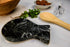 Radicaln Handmade Marble Spoon Rest, Black Utensil Keeper, Cooking Spoon Organizer for Stove Top