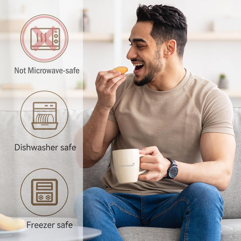 Work,12 oz HOME SMILE Best Dad Ever Mug with Handle-Father's Day Gifts Birthday Present Ideas for New Papa,Engraved Tea