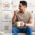 Work,12 oz HOME SMILE Best Dad Ever Mug with Handle-Father's Day Gifts Birthday Present Ideas for New Papa,Engraved Tea