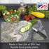 Cut N' Funnel Quartz Designer Flexible Cutting Board Mat, 15" x 11.5", Made in the USA, Easy to Clean