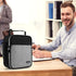 Durable Insulated Lunch Bag - Reusable Tote Bag for Men, Women, Adults, Black Gray