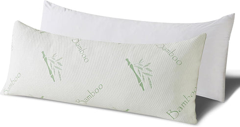 HOXXME 20x54 Body Pillow for Adults Shredded Memory Foam Long Full Body Pillow for Sleeping with Breathable Cover Firm