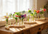 Melphoe Glass Bud Vases Small Flower Vase for Centerpieces Wedding Table Decorations, Home Decor, Propagation Station