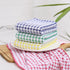12 Pack Sets, 16 25 Inch 12 12 Inch Kitinjoy Cotton Kitchen Towels and Dishcloths x & X Dish Towels Bulk, Super Soft
